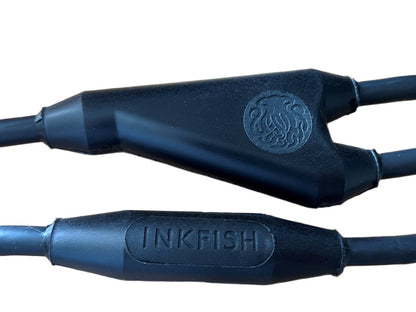 Two black cables with 'INKFISH' branding on a white background